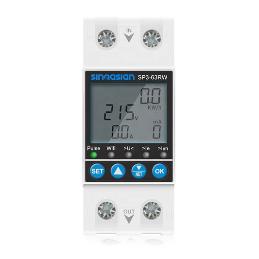 Adjustable Wifi Voltage Current Protector 63A